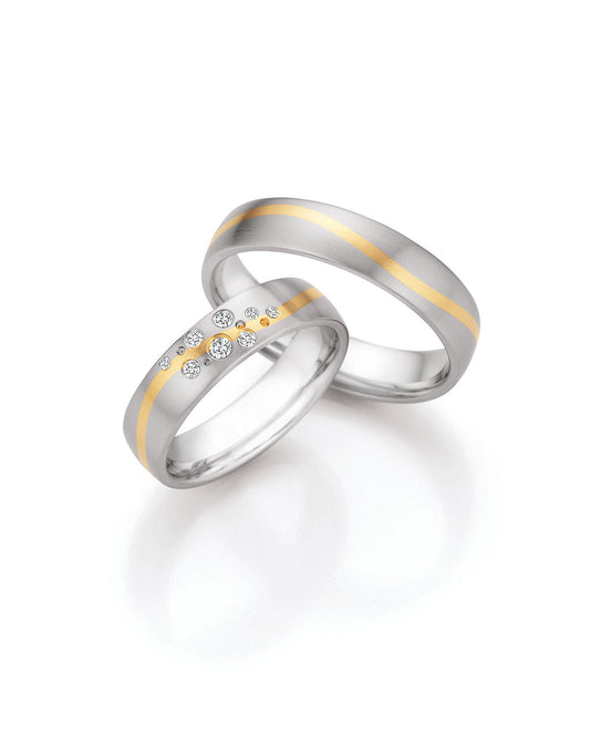 Produktbild: Collection Ruesch White Style Steel & Gold Elegance 88 / 25030-40