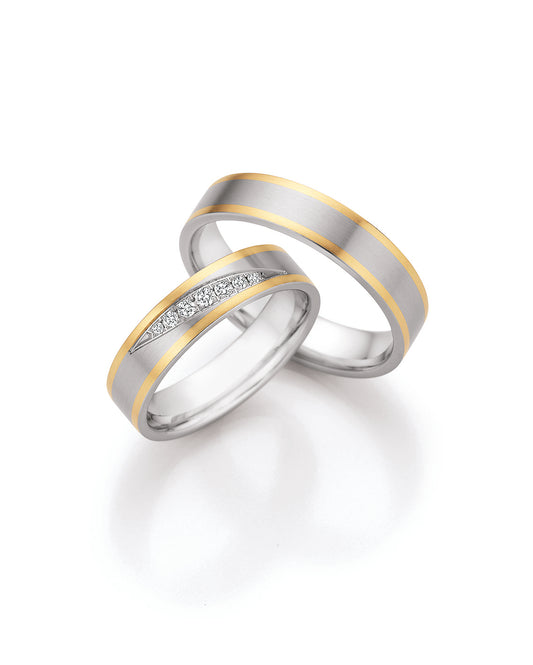 Collection Ruesch White Style Steel & Gold Elegance 88/25170-180