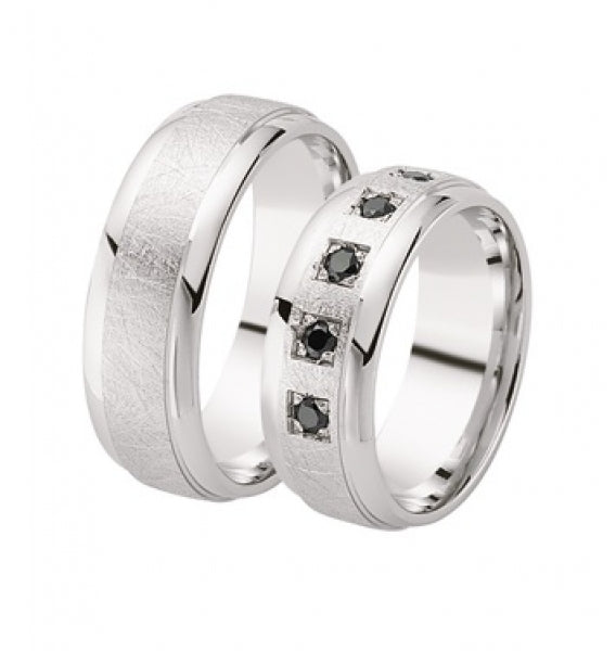Produktbild: Schwarz Eheringe/Trauringe Luxury Argentum 925-123