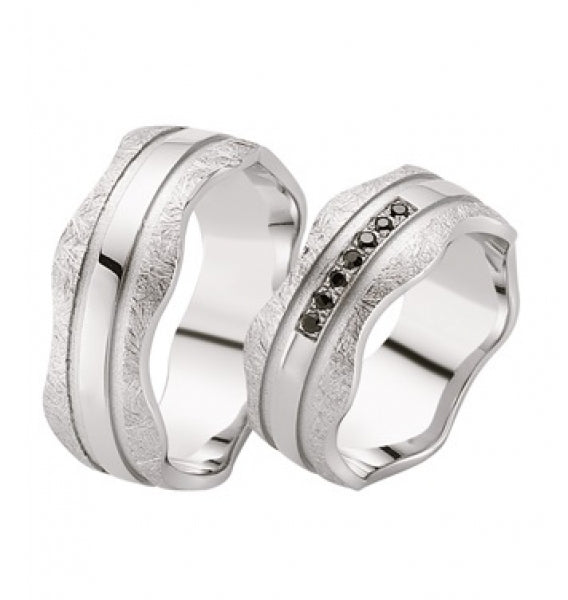 Produktbild: Schwarz Eheringe/Trauringe Luxury Argentum 925-131