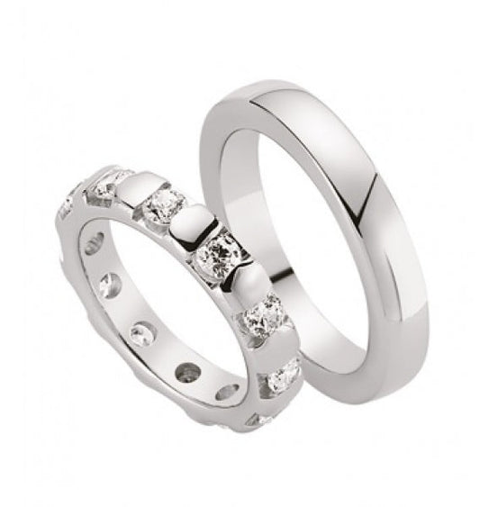 Produktbild: Schwarz Eheringe/Trauringe Luxury Argentum 925-133