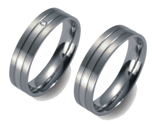Produktbild: TitanFactory Trauringe/Eheringe 50960-50960B