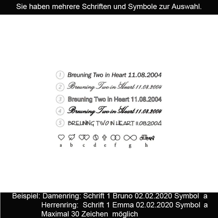 Gravur/Schriften
