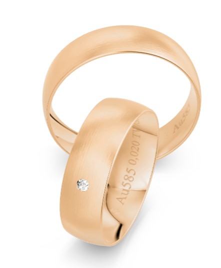 Hochzeitstrauringe Eheringe Klassik 6.0 mm