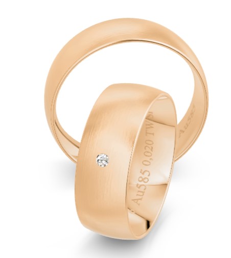 Hochzeitstrauringe Eheringe Klassik 7.0 mm