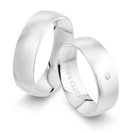 Hochzeitstrauringe Eheringe Klassik 6.0 mm