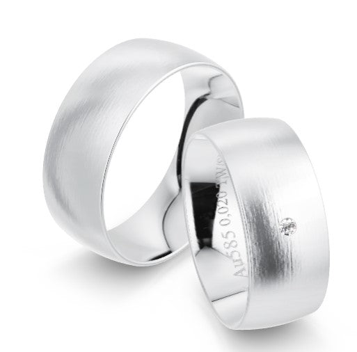 Hochzeitstrauringe Eheringe Klassik 8.0 mm