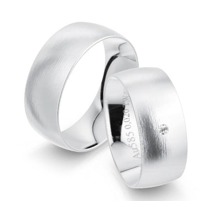 Hochzeitstrauringe Eheringe Klassik 8.0 mm