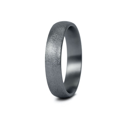 Tantal Trauringe P1 4+5 mm Eismatt