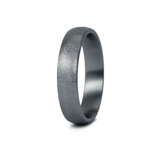Tantal Trauringe P1 4+5 mm Eismatt