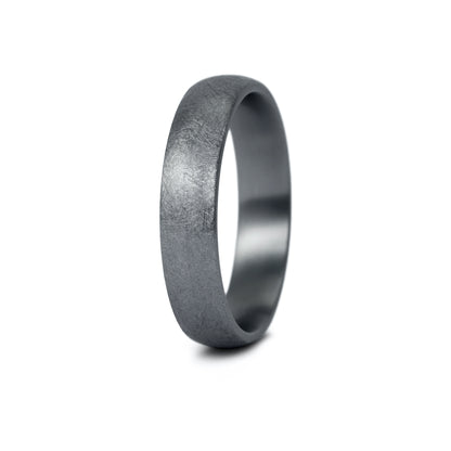 Tantal Trauringe P1 4+5 mm Eismatt