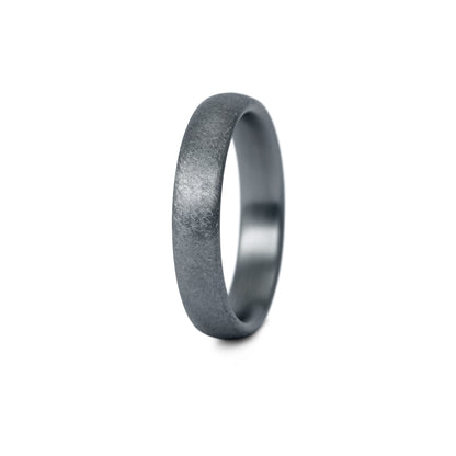 Tantal Trauringe P1 4+5 mm Eismatt