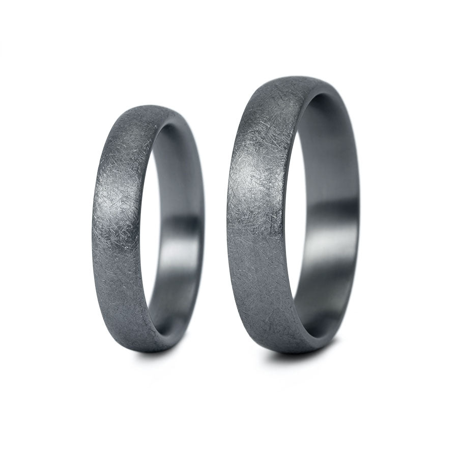 Tantal Trauringe P1 Tantalum Magic 4+5 mm