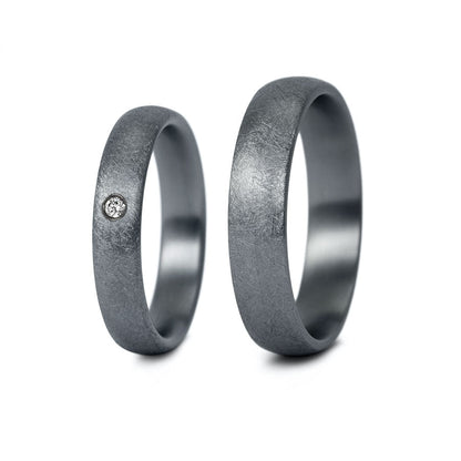 Tantal Eheringe P1 4+5 mm 1 Brill. 0.016ct.