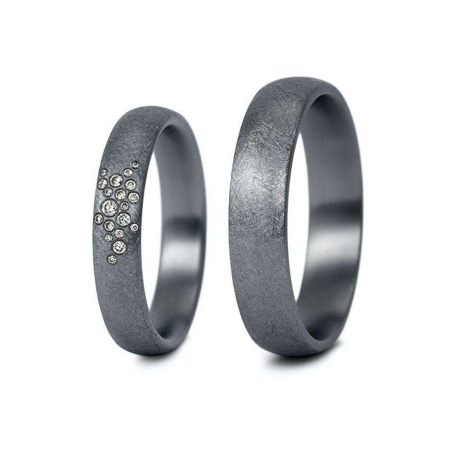 Tantal Eheringe P1 4+5 mm 19 Brill. 0.081ct.