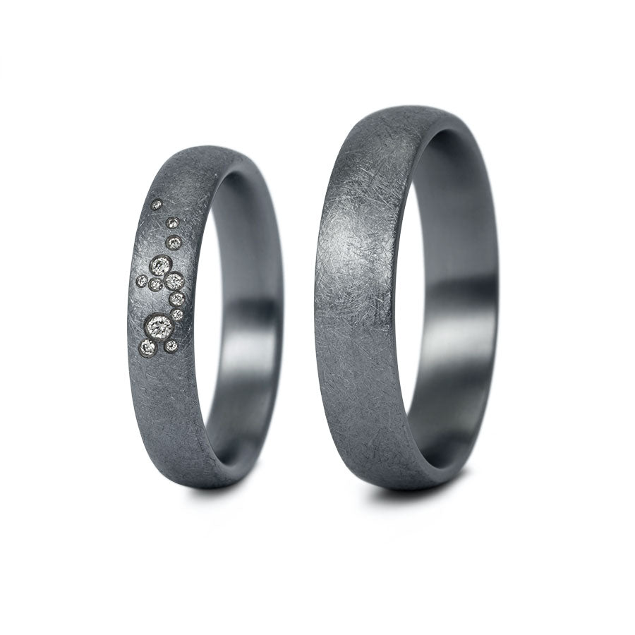 Produktbild: Tantal Eheringe P1 4+5 mm 12 Brill. 0.043ct.