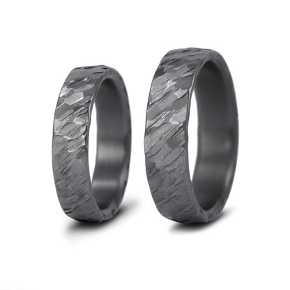 Tantal Eheringe Facette 5+6 mm breit