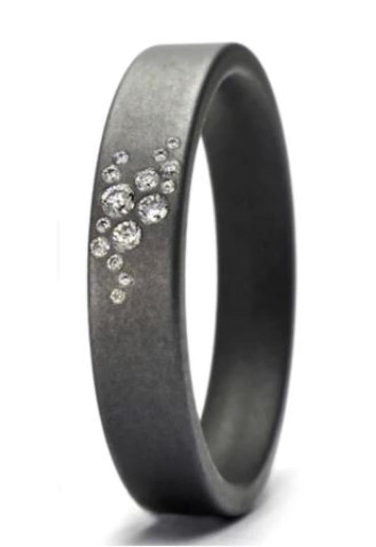 Produktbild: TANTALUM MAGIC Tantal Ring Fein-Matt P2 15x0,076 ct.