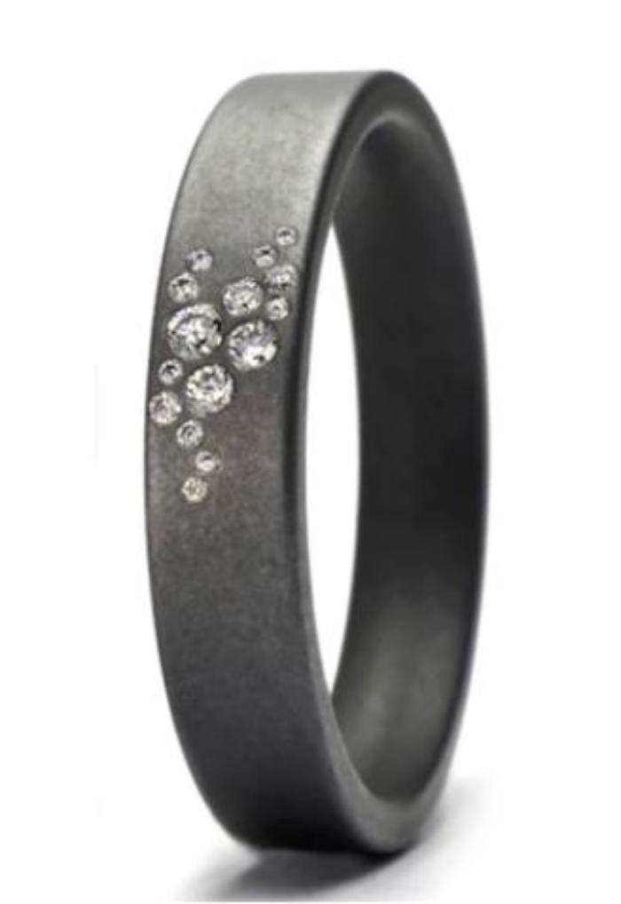 Produktbild: TANTALUM MAGIC Tantal Ring Fein-Matt P2 15x0,076 ct.