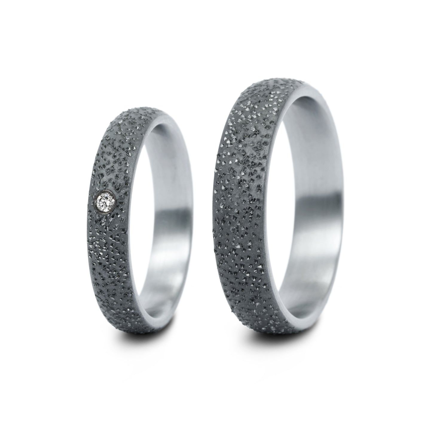 Produktbild: Tantalum Magic Tantal Sand P1  1x0.016ct. Trauringe
