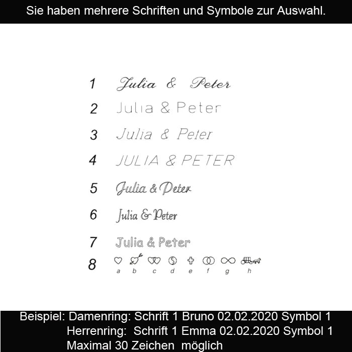 Gravur/Schriften