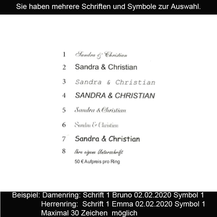 Gravur/Schriften