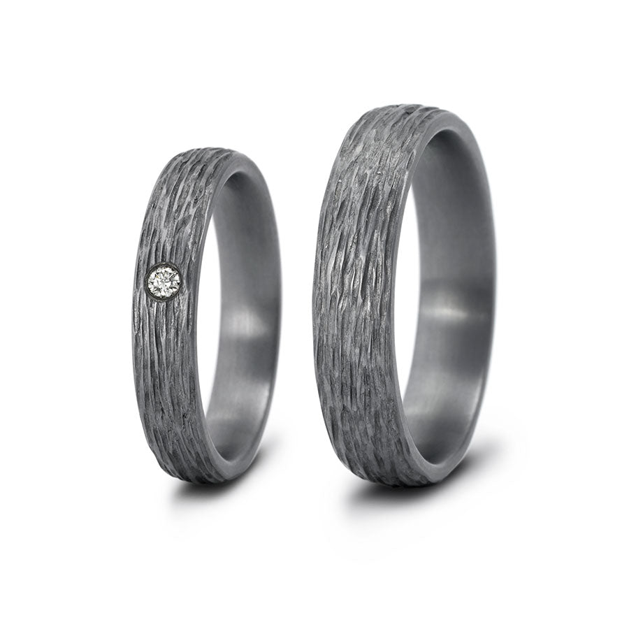 Tantal Trauringe 4+5 mm Knorke