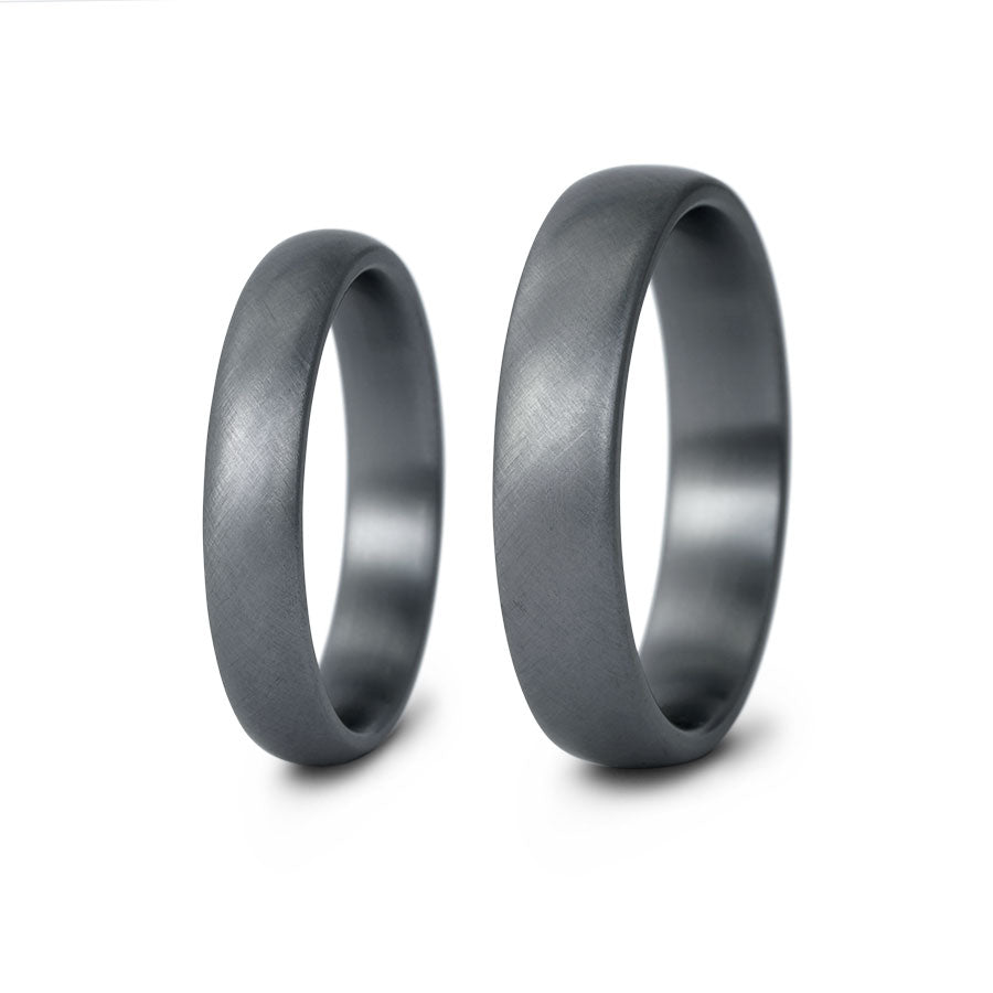 Tantal Trauringe P1 Tantalum Magic 4+5 mm