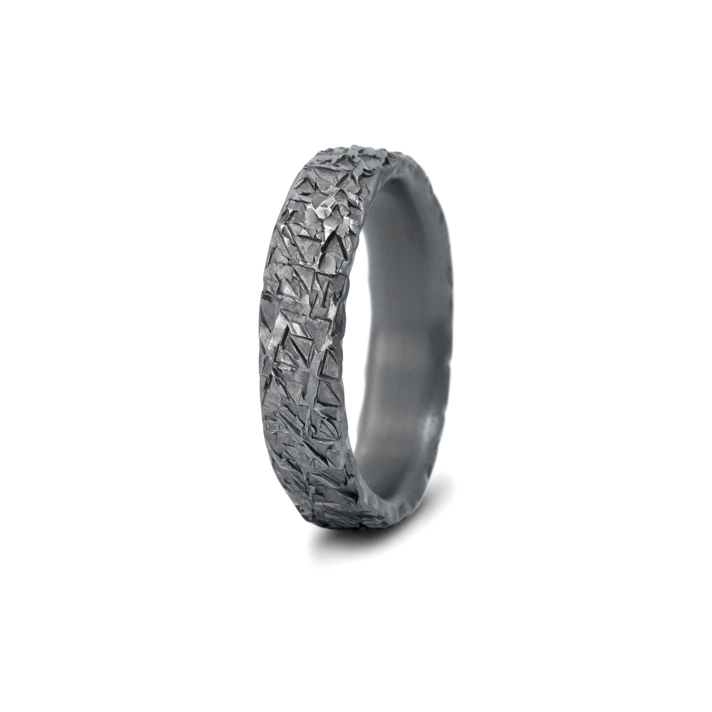 Tantal Trauringe 5+6 mm Kristallin