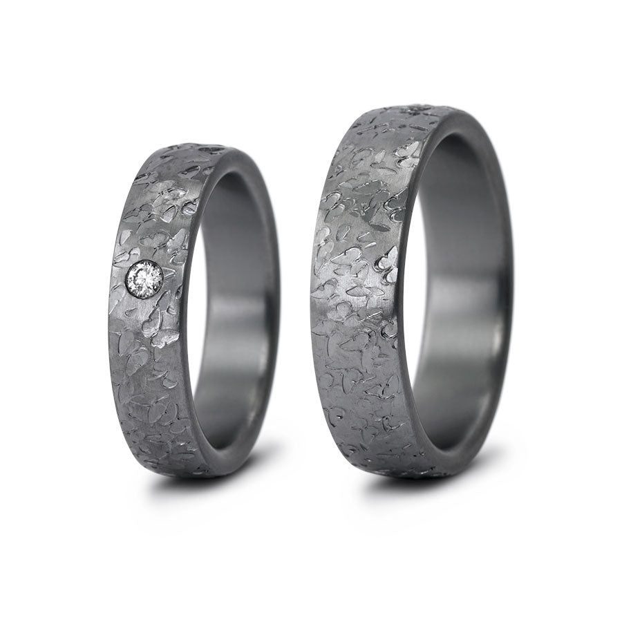 Produktbild: Tantal Eheringe Schmetterring