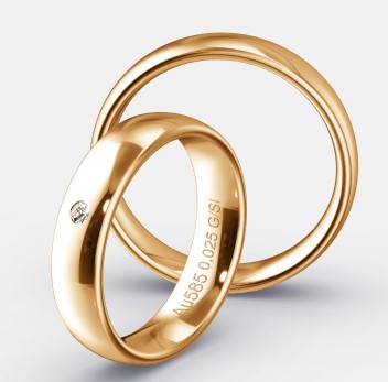 Hochzeitstrauringe Eheringe Klassik 5.0 mm