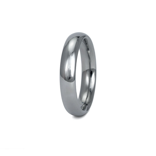 Tantal Trauringe P1 4+5 mm Poliert