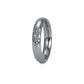Tantal Trauringe P1 Poliert 4+5 mm 19 Brill. 0.072ct.