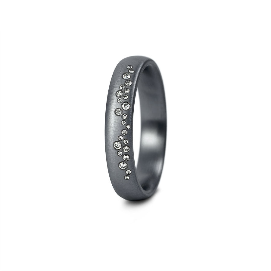 Tantal Trauringe P1 4+5 mm Quermatt