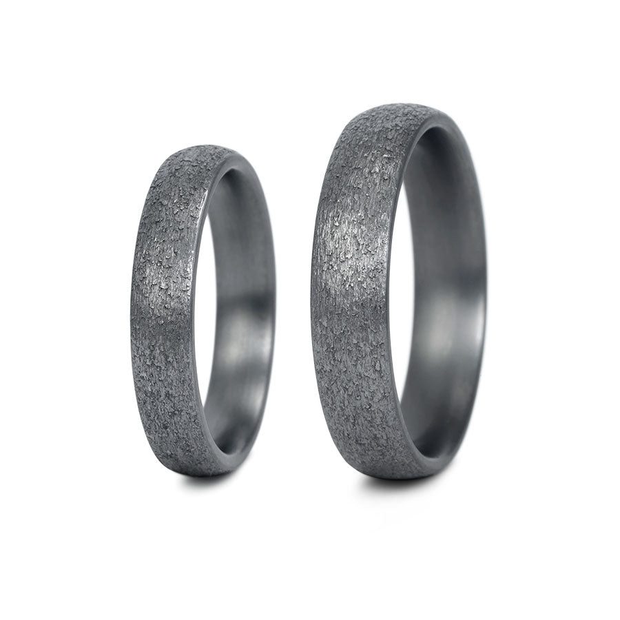 Tantal Trauringe P1 Tantalum Magic 4+5 mm