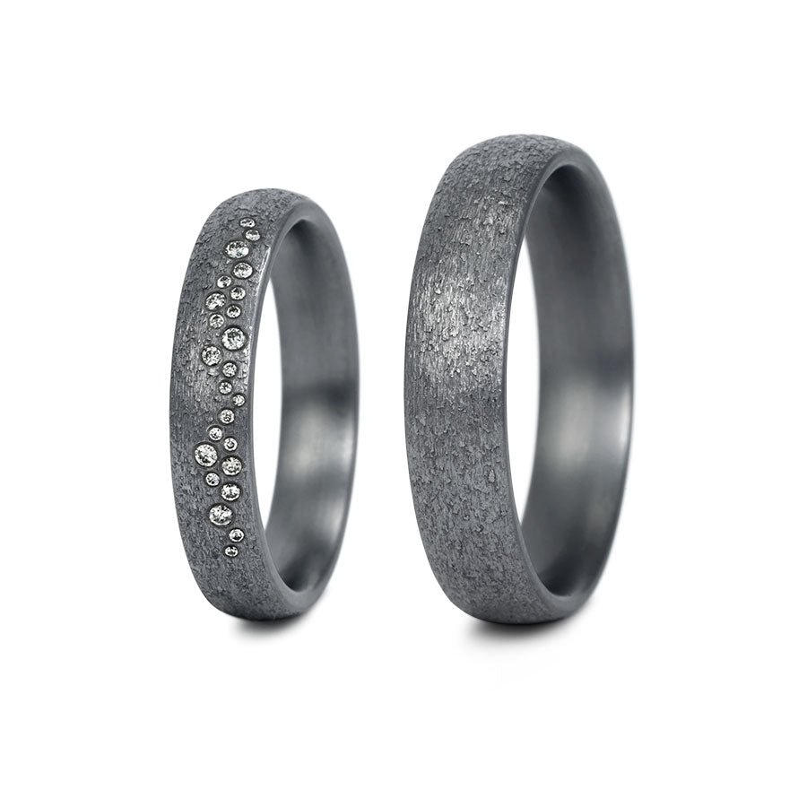 Tantal Eheringe P1 4+5 mm 24 Brill. 0.075ct.