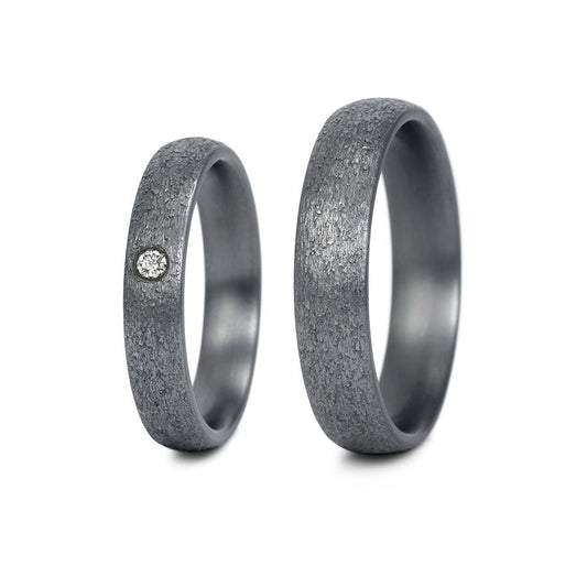 Tantal Eheringe P1 4+5 mm 1 Brill. 0.033ct.