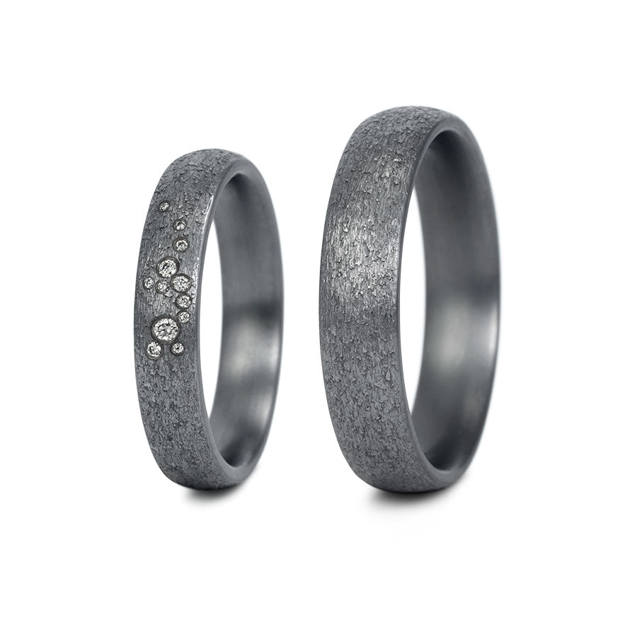 Tantal Eheringe P1 4+5 mm 12 Brill. 0.043ct.