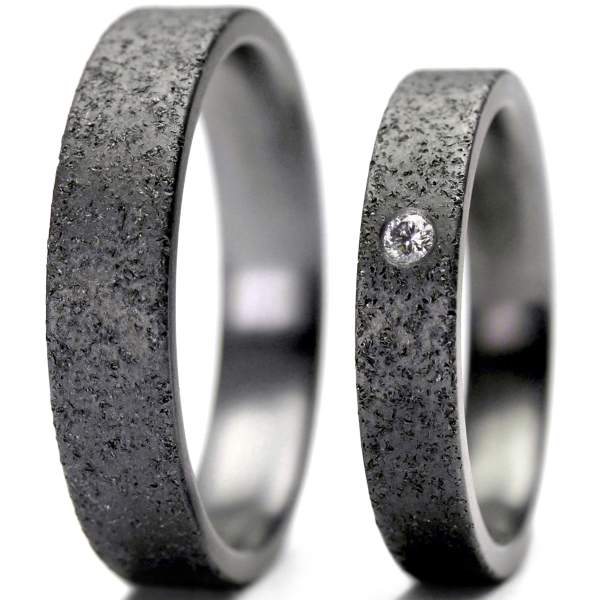 Produktbild: Tantalum Magic Tantal Sand P2  1x0.016ct. Trauringe