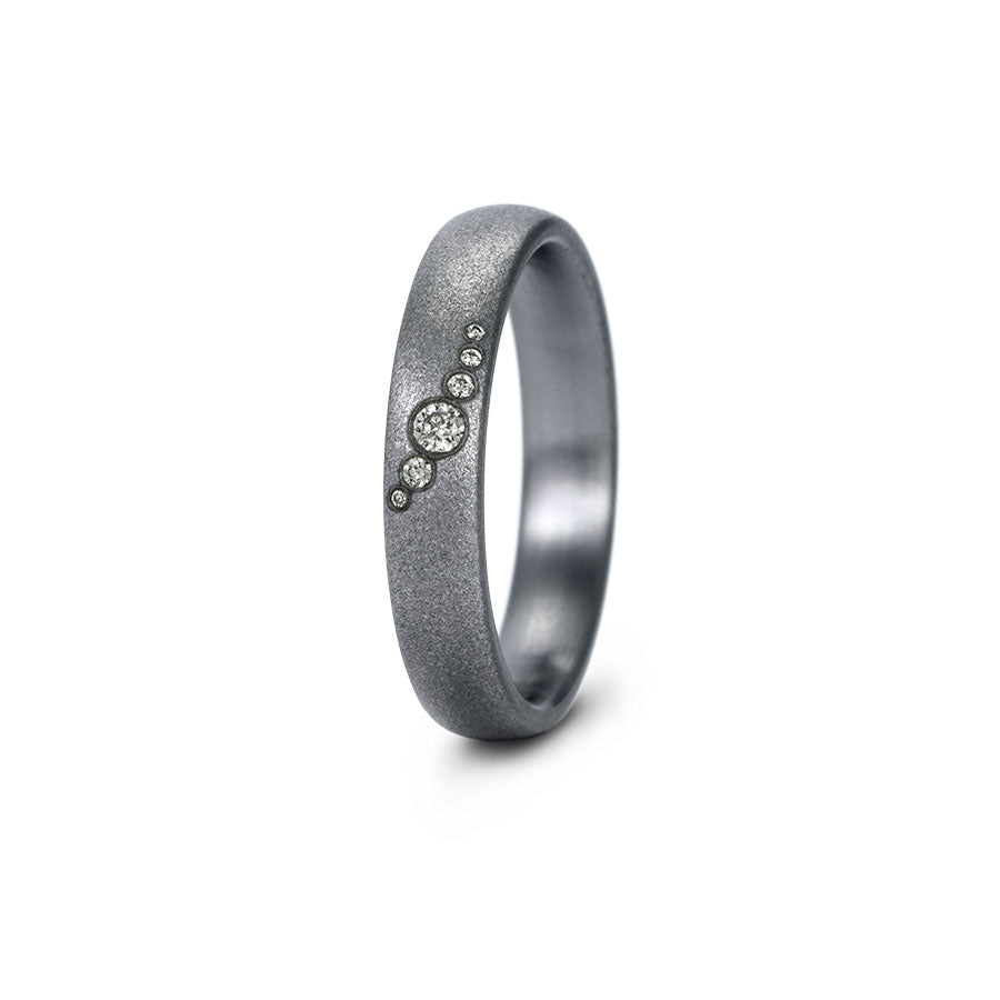 Tantal Eheringe P1 4+5 mm Schlagmatt