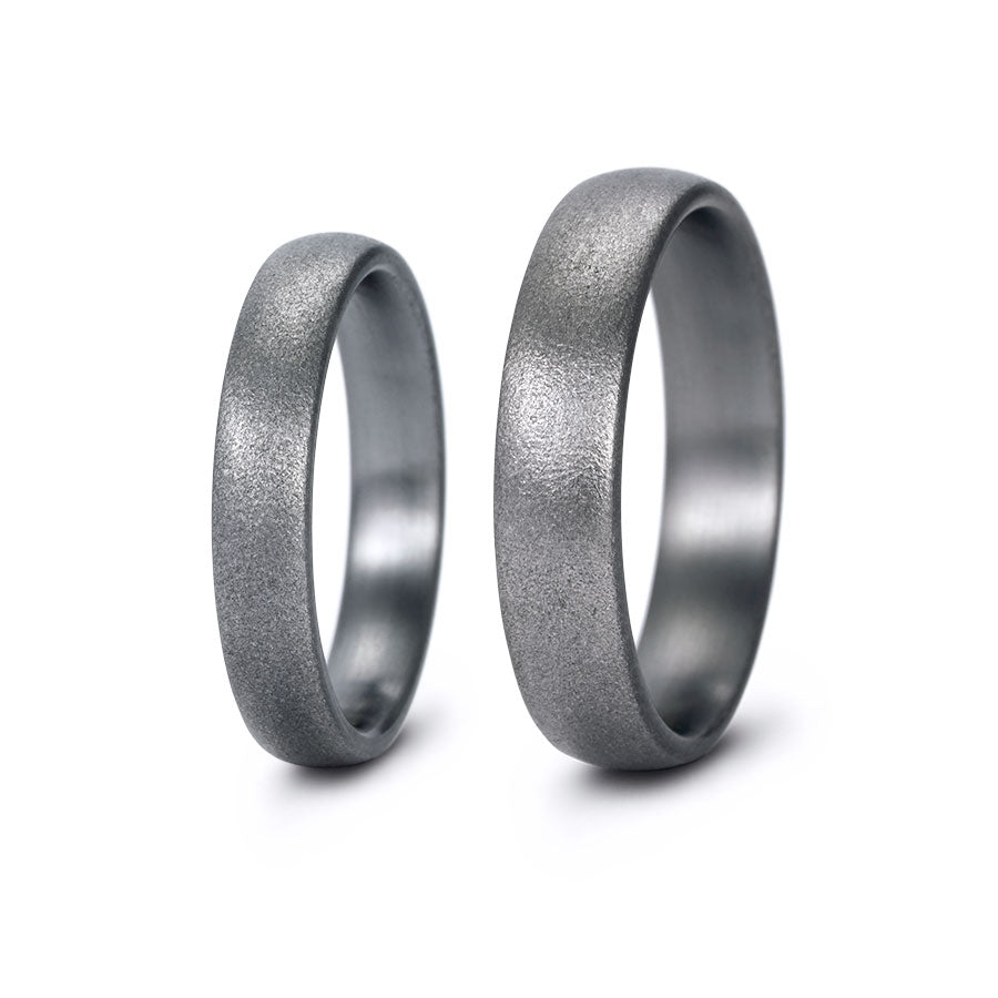 Tantal Trauringe P1 Tantalum Magic 4+5 mm