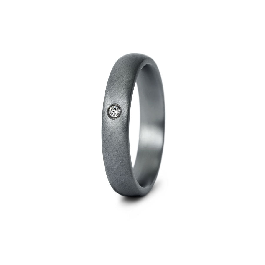 Tantal Eheringe P1 4+5 mm Schrägmatt