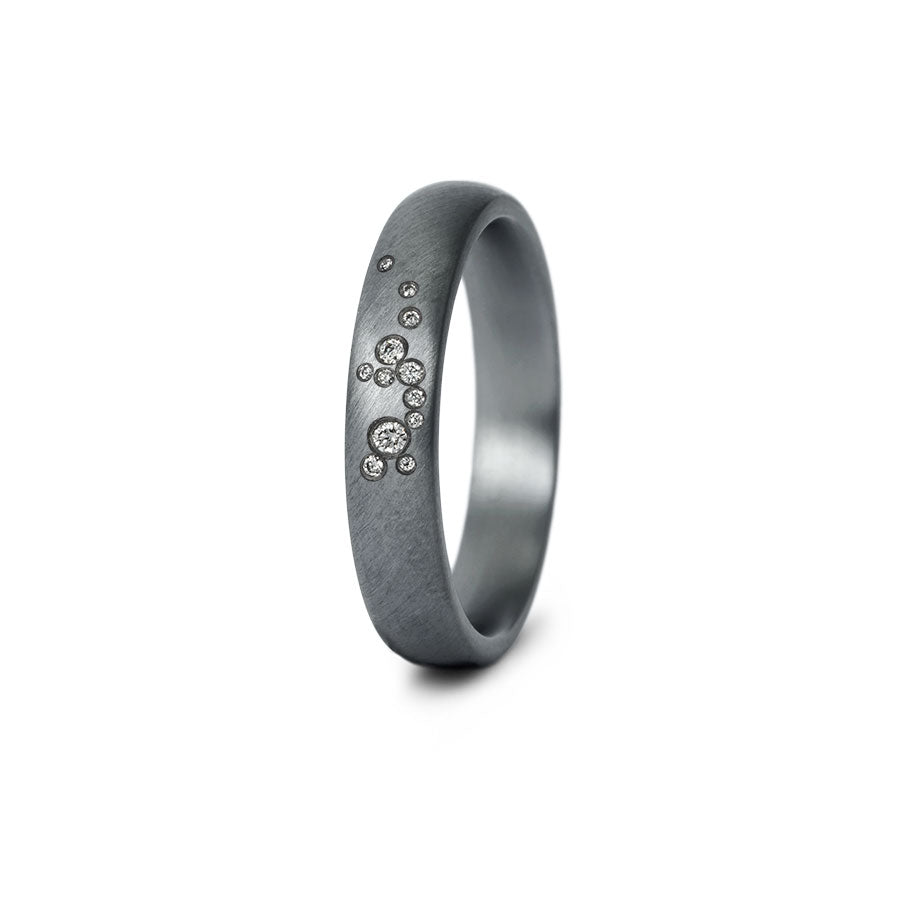 Tantal Eheringe P1 4+5 mm Schrägmatt