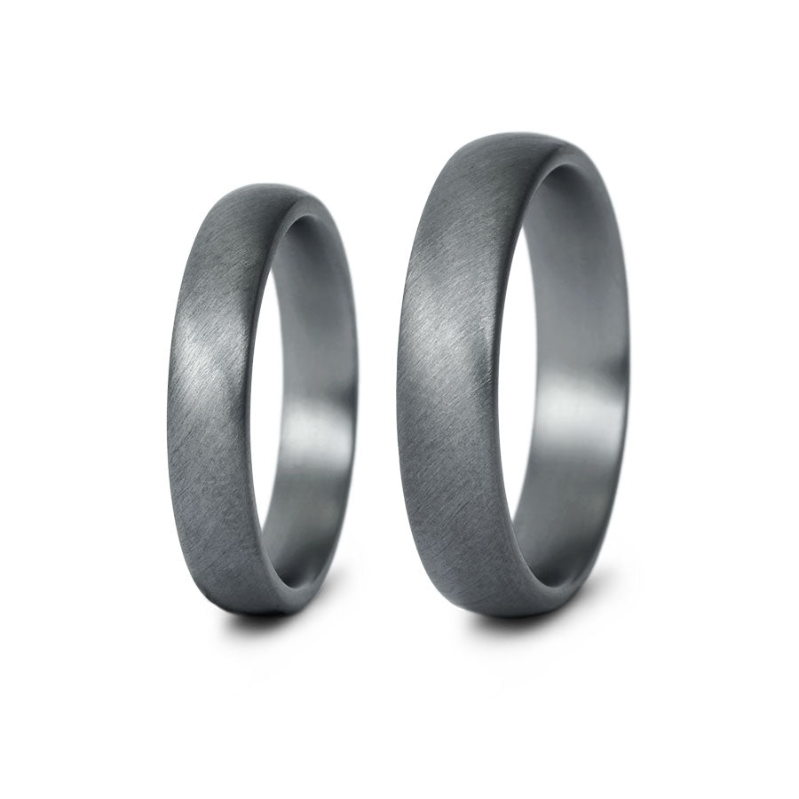 Tantal Trauringe P1 Tantalum Magic 4+5 mm