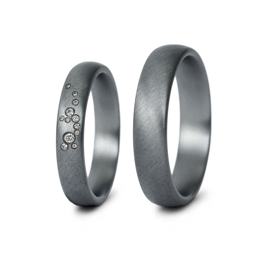 Tantal Eheringe P1 4+5 mm 12 Brill. 0.043ct.