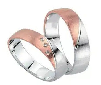 Schwarz Trauringe/Eheringe Crazy Love Bicolor SW580