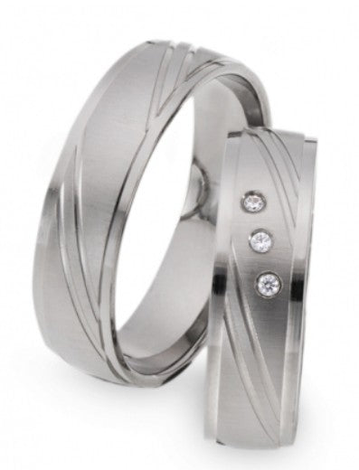 Herzog Trauringe/Eheringe Weißgold 4151