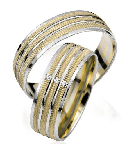 Simon & Söhne Trauringe/Eheringe Basic Bicolor S 118