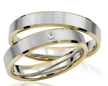 Simon & Söhne Trauringe/Eheringe Basic Bicolor S 120