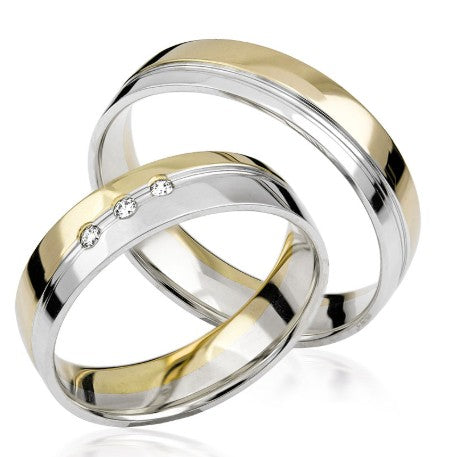 Simon & Söhne Trauringe/Eheringe Basic Bicolor S 121